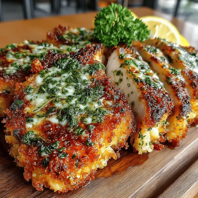 When it comes to comfort food, few dishes rival the savory satisfaction of perfectly cooked pork chops. This Parmesan Herb Crusted Pork Chops recipe elevates the classic cut of meat with a delectable crust that is both crunchy and flavorful. The appeal of this dish lies not only in its mouthwatering taste but also in the harmonious balance of textures—from the juicy, tender pork to the golden, crispy exterior. Whether you're preparing a weeknight dinner or looking to impress guests at a special gathering, these pork chops are sure to delight.