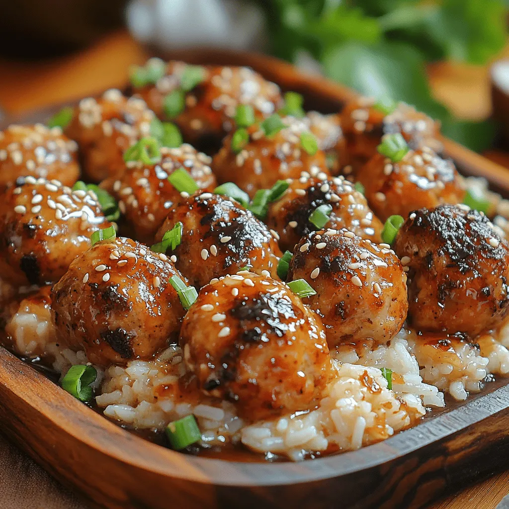 In the expansive realm of comfort food, few dishes can rival the mouthwatering appeal of Sticky Glazed Chicken and Rice Meatballs. This delightful recipe merges the succulent flavors of ground chicken and jasmine rice, creating a dish that is not only delicious but also versatile enough for any occasion. Whether you’re preparing a cozy weeknight dinner for your family or seeking a crowd-pleasing dish to impress guests at a gathering, these meatballs are designed to satisfy.