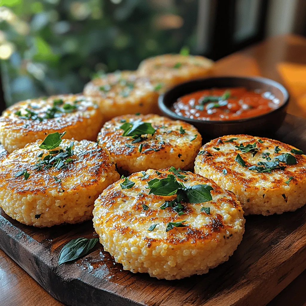 Polenta, a dish derived from ground cornmeal, has been a staple in Italian cuisine for centuries. Its versatility and ability to adapt to various flavors make it a popular choice in kitchens around the world. Whether served creamy, grilled, or baked, polenta can be transformed into countless delicious forms. Among these, crispy Parmesan polenta cakes stand out as an enticing option, perfect as an appetizer or a side dish that can elevate any meal.