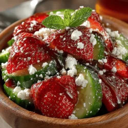 As the temperatures rise and the sun shines brighter, summer brings with it a craving for light, refreshing meals that can invigorate both body and spirit. One such dish that perfectly encapsulates the essence of summer is the Strawberry Cucumber Summer Salad. This vibrant salad not only boasts a delightful combination of flavors and textures but also serves as a nutritional powerhouse, making it an ideal choice for warm days, summer gatherings, or even a light lunch.
