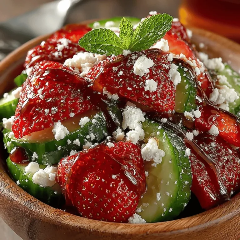 As the temperatures rise and the sun shines brighter, summer brings with it a craving for light, refreshing meals that can invigorate both body and spirit. One such dish that perfectly encapsulates the essence of summer is the Strawberry Cucumber Summer Salad. This vibrant salad not only boasts a delightful combination of flavors and textures but also serves as a nutritional powerhouse, making it an ideal choice for warm days, summer gatherings, or even a light lunch.