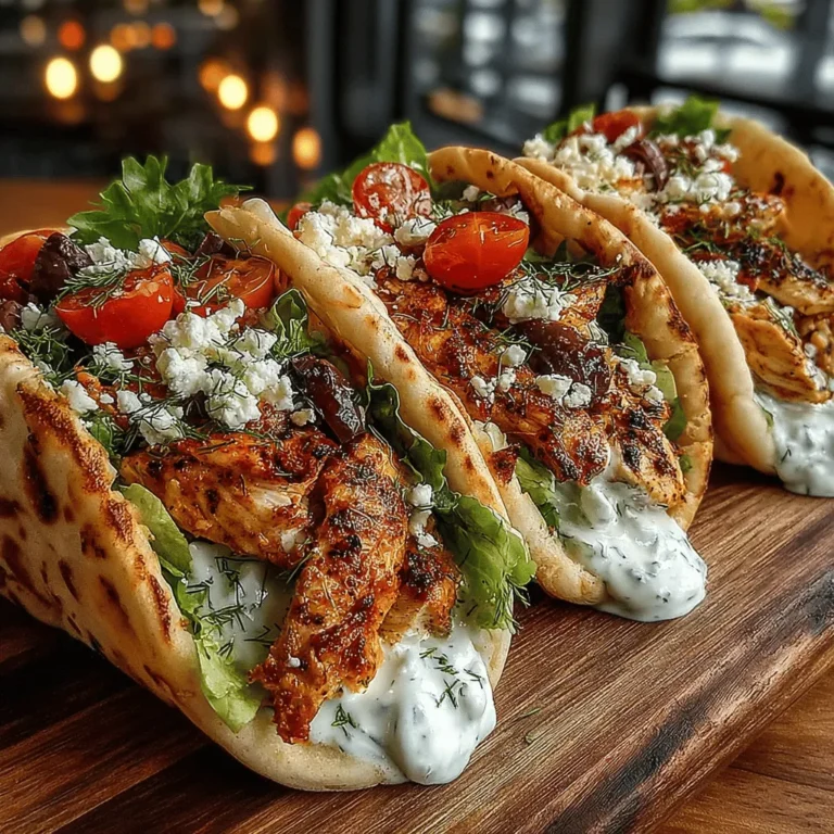 Greek cuisine is a delightful tapestry woven together with fresh ingredients, vivid colors, and rich flavors. Renowned for its emphasis on healthy eating, Greek food celebrates the bounty of the Mediterranean with a focus on olive oil, lean proteins, seasonal vegetables, and aromatic herbs. One dish that encapsulates this vibrant culinary tradition is the Greek Chicken Pita Pocket, a meal that not only tantalizes the taste buds but also provides a wholesome dining experience.
