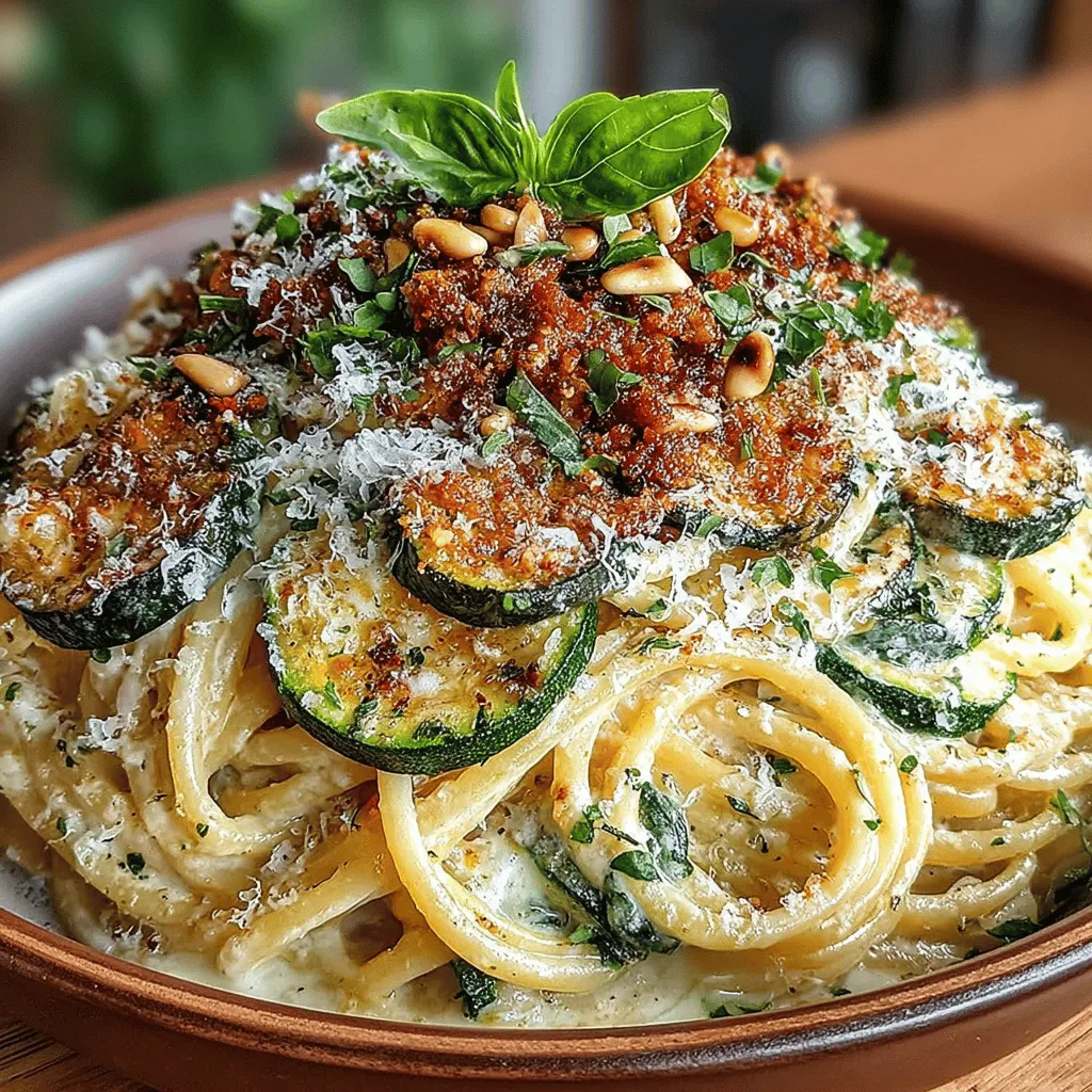 The appeal of Creamy Parmesan Zucchini Pasta lies in its harmonious blend of flavors and textures. The creamy sauce envelops each strand of pasta, while the zucchini adds a satisfying crunch and a burst of freshness. This dish is perfect for a weeknight dinner or a special occasion, as it effortlessly combines indulgence with health-conscious ingredients.
