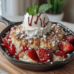 When it comes to delightful desserts, few things can compete with the comforting allure of berry cobblers. The combination of sweet, juicy berries enveloped in a tender, buttery topping creates a dessert experience that’s hard to resist. Among the many variations of this classic dish, the Berry Bliss Creamy Cobbler stands out for its perfect balance of flavors and textures. This recipe showcases the natural sweetness of fresh strawberries, complemented by a creamy layer that takes this cobbler to the next level.