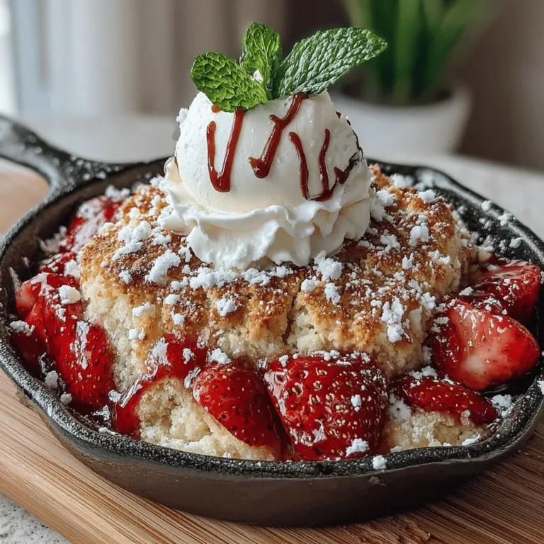 When it comes to delightful desserts, few things can compete with the comforting allure of berry cobblers. The combination of sweet, juicy berries enveloped in a tender, buttery topping creates a dessert experience that’s hard to resist. Among the many variations of this classic dish, the Berry Bliss Creamy Cobbler stands out for its perfect balance of flavors and textures. This recipe showcases the natural sweetness of fresh strawberries, complemented by a creamy layer that takes this cobbler to the next level.