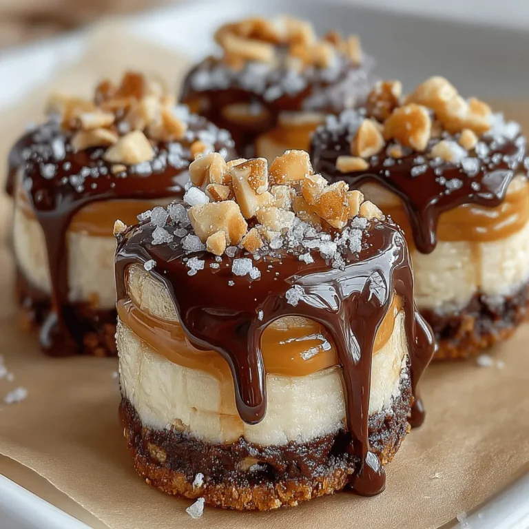 Frozen Banana Snickers Bites are a delightful fusion of flavors and textures that offer a healthy alternative to traditional snacks. With the sweetness of ripe bananas, the creaminess of peanut butter, and the rich decadence of dark chocolate, these treats are not only indulgent but also packed with nutritional benefits. They are perfect for satisfying those mid-afternoon cravings or serving as a guilt-free dessert option after dinner.