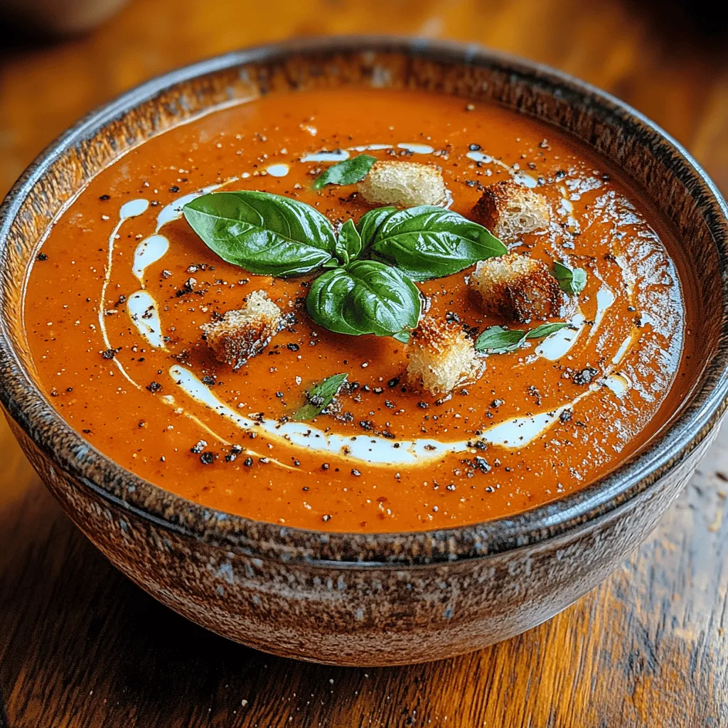 Roasted red pepper soup is a delightful dish that has captured the hearts and palates of food lovers around the world. Its origins can be traced back to Mediterranean cuisine, where the sweet and smoky flavors of roasted peppers are celebrated. Over the years, this soup has gained immense popularity not only for its vibrant taste and creamy texture but also for its versatility in various culinary contexts. Whether served as an elegant appetizer, a comforting main course, or a hearty side dish, roasted red pepper soup can cater to a wide range of dietary preferences, including vegan options that maintain all the flavor without sacrificing health benefits.