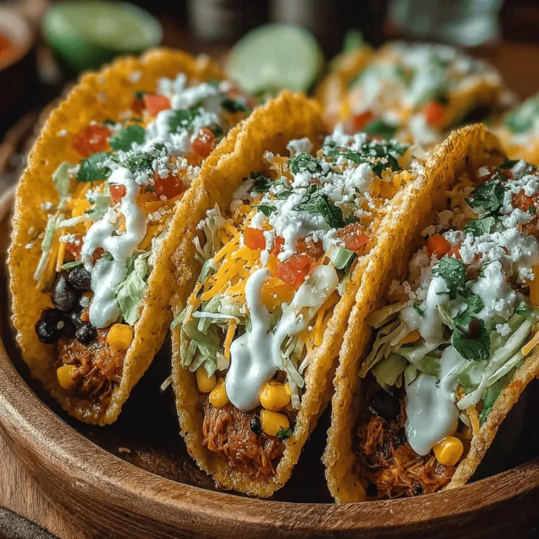 Tacos have long been a beloved staple in many households, celebrated for their ability to accommodate a wide range of flavors and ingredients. From classic beef and cheese to inventive vegetarian options, tacos are versatile enough to satisfy a variety of palates. In recent years, the slow cooker has become a go-to appliance for busy home cooks, allowing them to prepare meals with minimal effort while maximizing flavor. When these two culinary favorites come together, you get the Slow Cooker Fiesta Chicken Tacos—a dish that not only embodies the vibrant flavors of Mexican cuisine but also offers the convenience that modern families crave.