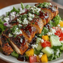 Mediterranean Bliss: Grilled Chicken Greek Salad