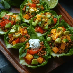 Crispy Turkey Taco Lettuce Cups: A Flavorful and Healthy Alternative