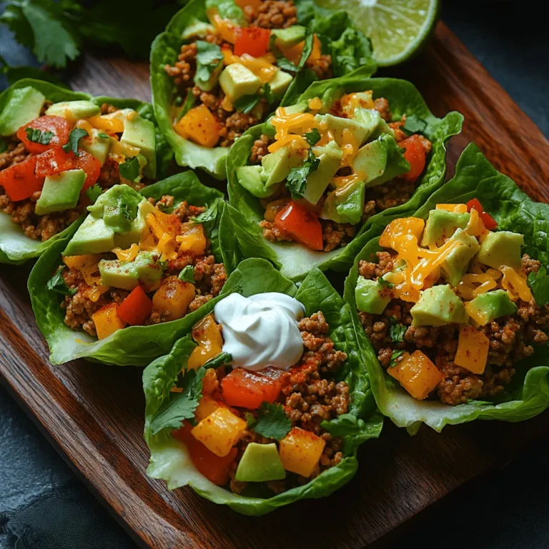 Tacos have long been a beloved staple in many cuisines, celebrated for their versatility and flavor. Whether filled with savory meats, fresh vegetables, or zesty sauces, tacos can cater to a wide array of tastes and dietary preferences. However, with the rise of health-conscious eating, many are seeking alternatives that allow them to enjoy their favorite foods without the excess calories and carbohydrates. Enter the Crispy Turkey Taco Lettuce Cups—a nutritious, low-carb option that satisfies cravings while keeping health in mind.