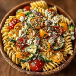 Creamy Cucumber Pasta Salad