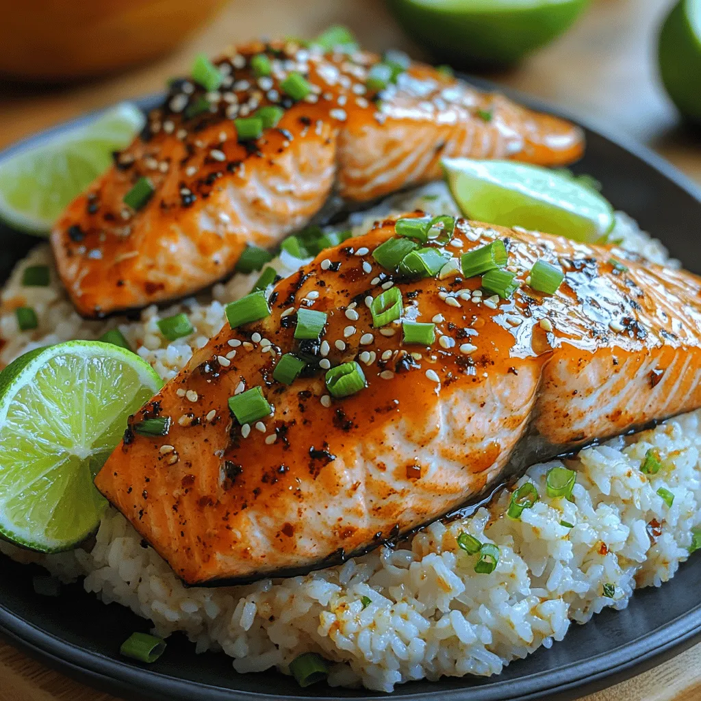 When it comes to preparing a dish that tantalizes the taste buds while promoting health, Sweet Chili Glazed Salmon with Fluffy Coconut Rice stands out as a perfect choice. This vibrant dish is not just a feast for the eyes but also a harmonious blend of flavors that delight the palate. The sweetness of the chili glaze complements the rich, buttery taste of salmon, while the fluffy coconut rice provides a creamy, aromatic base that ties the entire meal together.