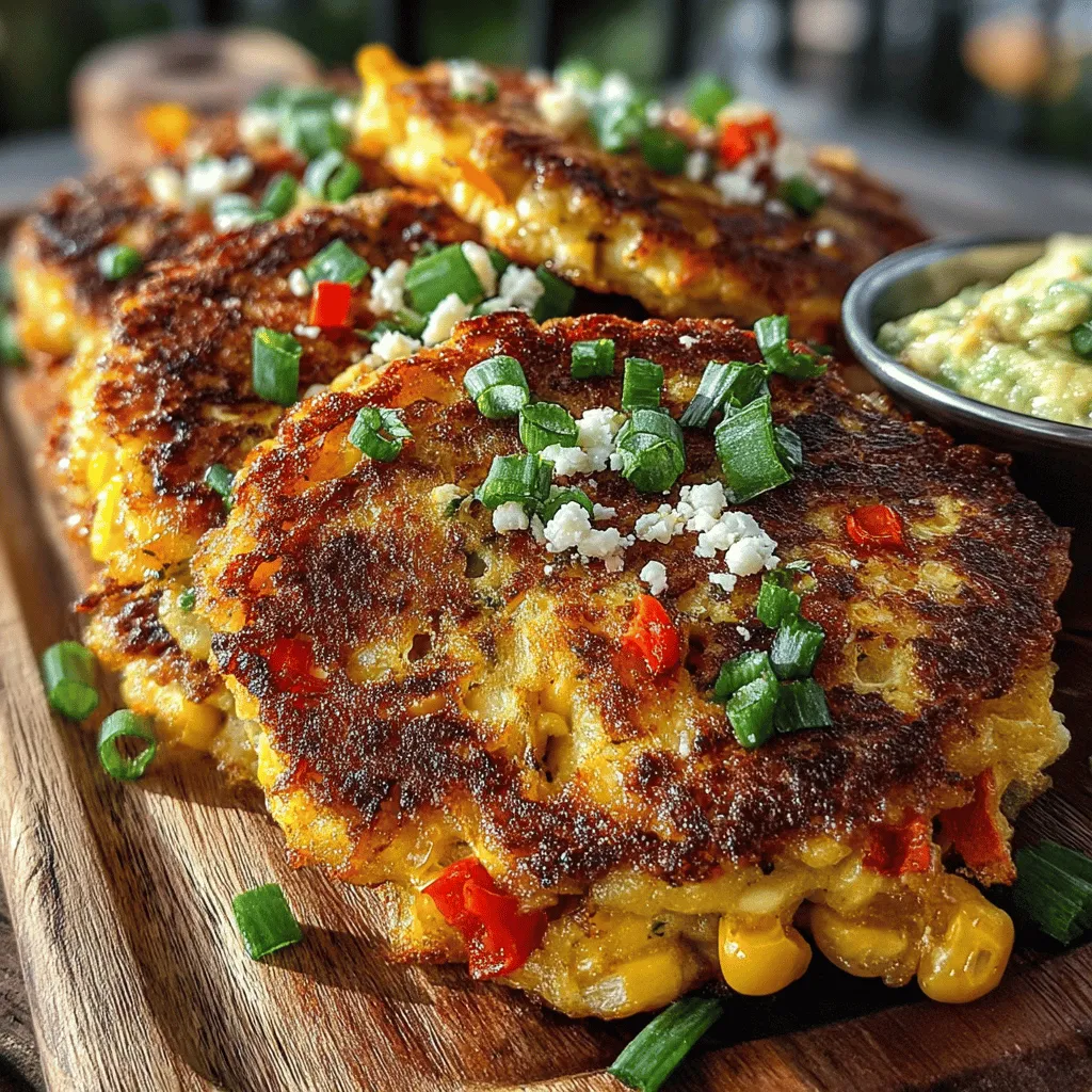 Golden Delight Grilled Corn Fritters are a delightful fusion of flavor and texture, capturing the essence of summer in every bite. These fritters are not only visually appealing with their golden crust but also offer a burst of fresh, sweet corn flavor that is hard to resist. As the warm weather approaches, the allure of corn fritters makes them an ideal dish for various settings, from casual backyard barbecues to elegant brunches. Their versatility allows them to shine as a side dish, appetizer, or even a light meal, appealing to both corn lovers and those seeking a unique culinary experience.