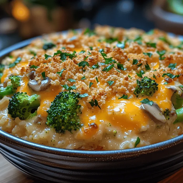 In the realm of comfort food, few dishes can rival the warmth and satisfaction of a creamy broccoli rice bake. This dish effortlessly combines the wholesome goodness of fresh vegetables with the hearty appeal of rice, all enveloped in a rich, cheesy sauce. Perfect for family dinners or as a side for your favorite protein, this bake is not just a meal; it’s an experience that brings everyone together at the table.