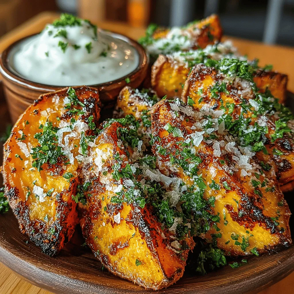 If you're on the lookout for a delicious and nutritious alternative to traditional fries, look no further than Sweet & Smoky Baked Sweet Potato Wedges. This dish combines the natural sweetness of sweet potatoes with a smoky flavor profile that will tantalize your taste buds. Whether you're serving them as a snack, a side dish, or an appetizer, these baked wedges are guaranteed to be a hit at any gathering or casual meal.