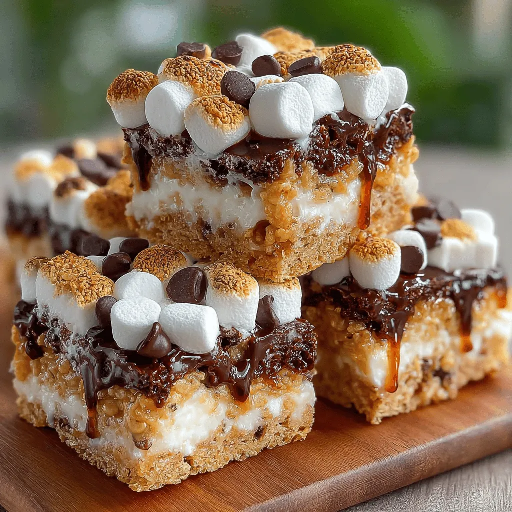 If you’re searching for a delightful dessert that captures the essence of summer camping trips and cozy evenings by the fire, look no further than S’mores Delight Cereal Bars. This fun and easy no-bake treat brings together the nostalgic flavors of classic s’mores in a convenient bar form that everyone can enjoy. Imagine the sweet, gooey marshmallows, crispy graham crackers, and rich chocolate all packed into a compact shape—perfect for snacking, sharing, or indulging on your own.