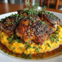 Maple Dijon Glazed Chicken Thighs with Creamy Carrot Mash: Part 2
