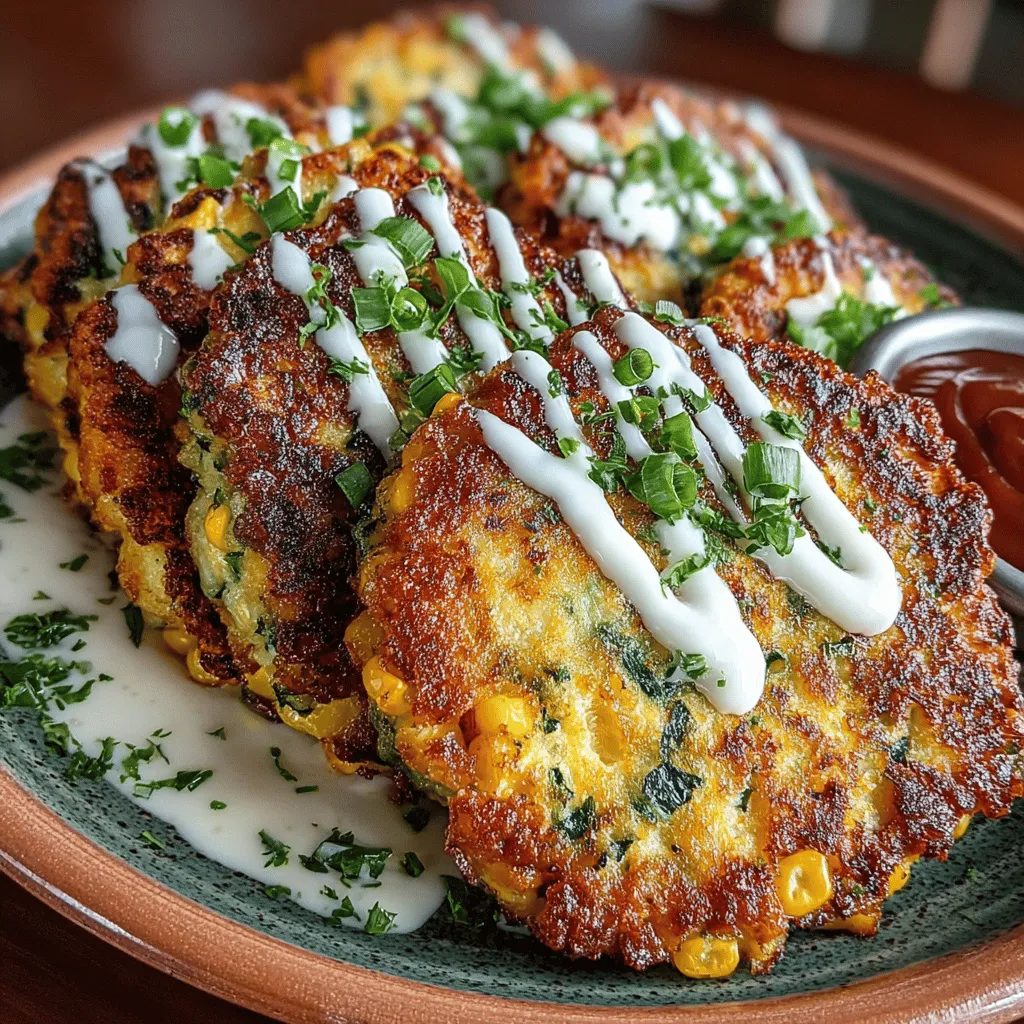 Zesty Zucchini & Corn Fritters are a delightful culinary creation that brings together the fresh flavors of summer vegetables in a crispy, golden-brown package. These fritters are not only delicious but also offer a nutritious option for those looking to incorporate more vegetables into their diet. With their appealing texture and vibrant taste, these fritters can serve as a versatile dish suitable for various occasions—whether as a tempting appetizer at a party, a quick snack to enjoy with friends, or a side dish to complement your main course.