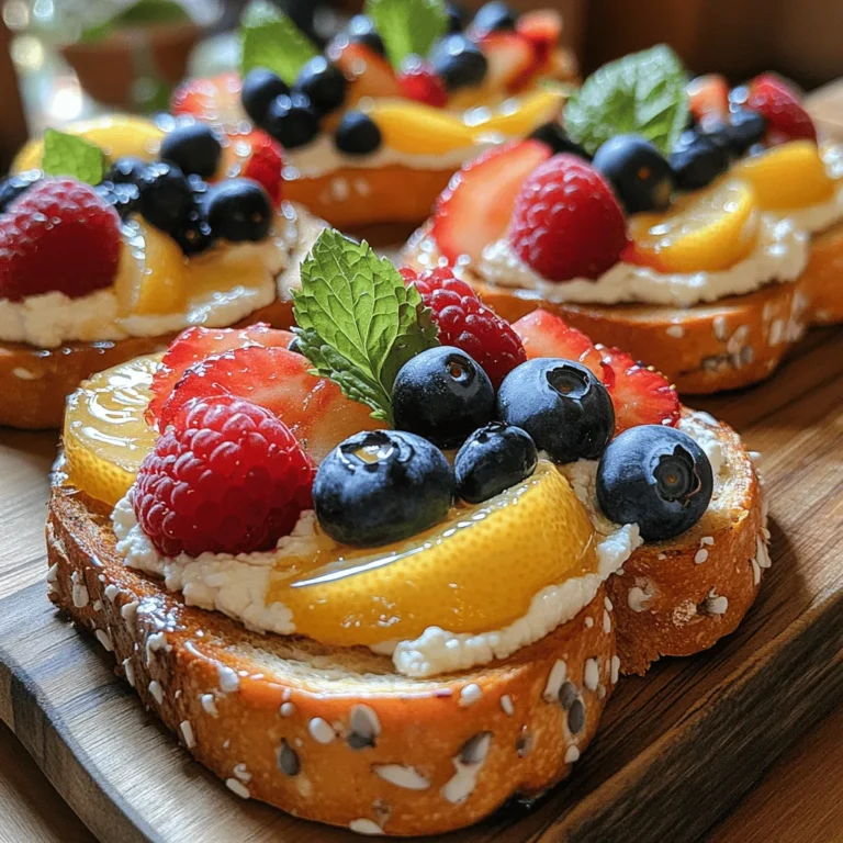 To make your Zesty Creamy Lemon Ricotta Toast, you’ll need the following ingredients: