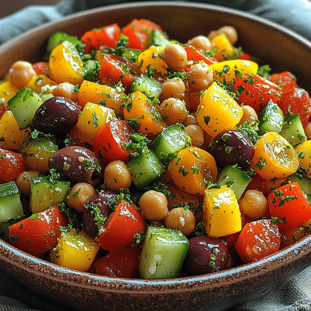 As the sun shines brightly and the days grow warmer, there's nothing quite like a refreshing salad to invigorate your senses and nourish your body. Enter the Chickpea Sunshine Salad—a colorful, nutritious bowl packed with vibrant ingredients that not only make for a feast for the eyes but also provide a satisfying and healthy meal option. This salad is a celebration of fresh produce, offering a delightful balance of flavors and textures that can serve as either a hearty main course or a delightful side dish.