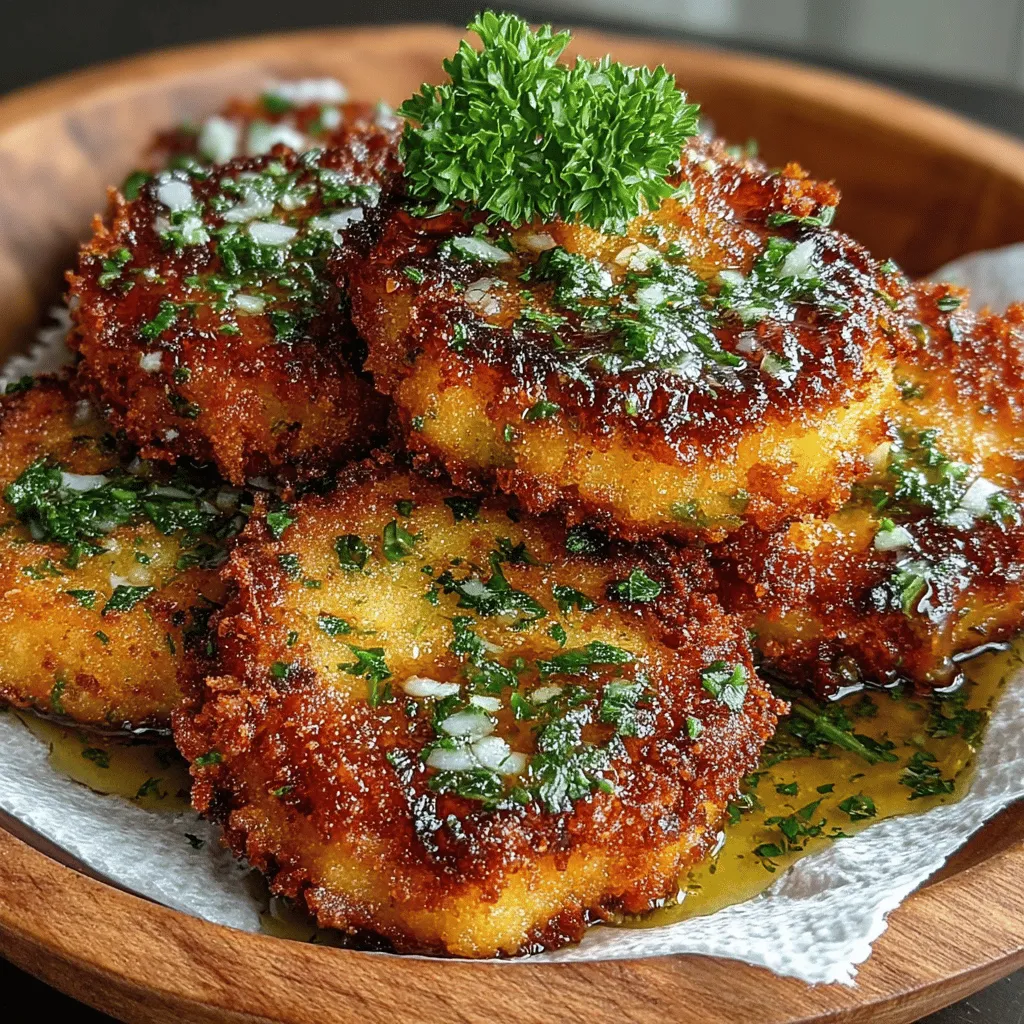 Fried green tomatoes are a cherished dish in Southern cuisine, renowned for their unique flavor and delightful texture. This classic recipe showcases the tangy, slightly tart notes of unripe tomatoes, perfectly complemented by a crunchy, golden-brown coating. Whether served as an appetizer, a side dish, or a main course, fried green tomatoes offer a taste of Southern hospitality that is hard to resist.