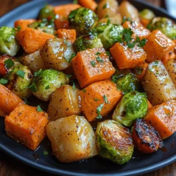 Sweet Honey Dijon Roasted Veggies