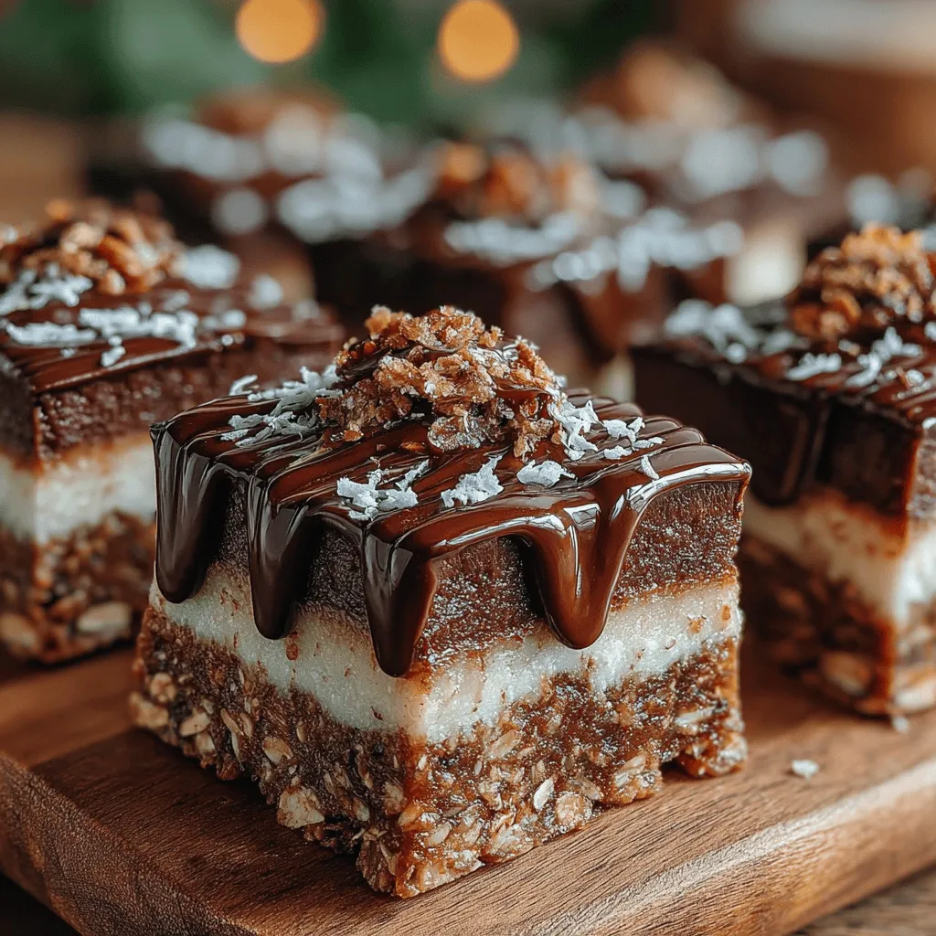 In the quest for healthy snack options that satisfy both the palate and nutritional needs, the Frozen Chocolate Coconut Oat Slices stand out as a deliciously enticing choice. This recipe offers a delightful combination of rich chocolate, nutty coconut, and hearty oats, making it not just a treat, but a nourishing snack that fits seamlessly into any busy lifestyle. With a simple preparation time and minimal ingredients, these slices cater to those who desire convenience without compromising on taste or health.