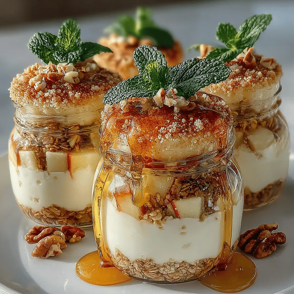 In today's fast-paced world, convenience often takes precedence over health, especially when it comes to snacking. Enter the concept of snack jars—a simple yet revolutionary idea that combines healthful ingredients into a visually appealing and portable solution. Apple Granola Yogurt Snack Jars are a perfect example of this trend, offering a delicious blend of textures and flavors that can be enjoyed any time of the day. Whether you're rushing out the door in the morning or looking for a mid-afternoon pick-me-up, these snack jars can provide the nourishment you need without compromising on taste.