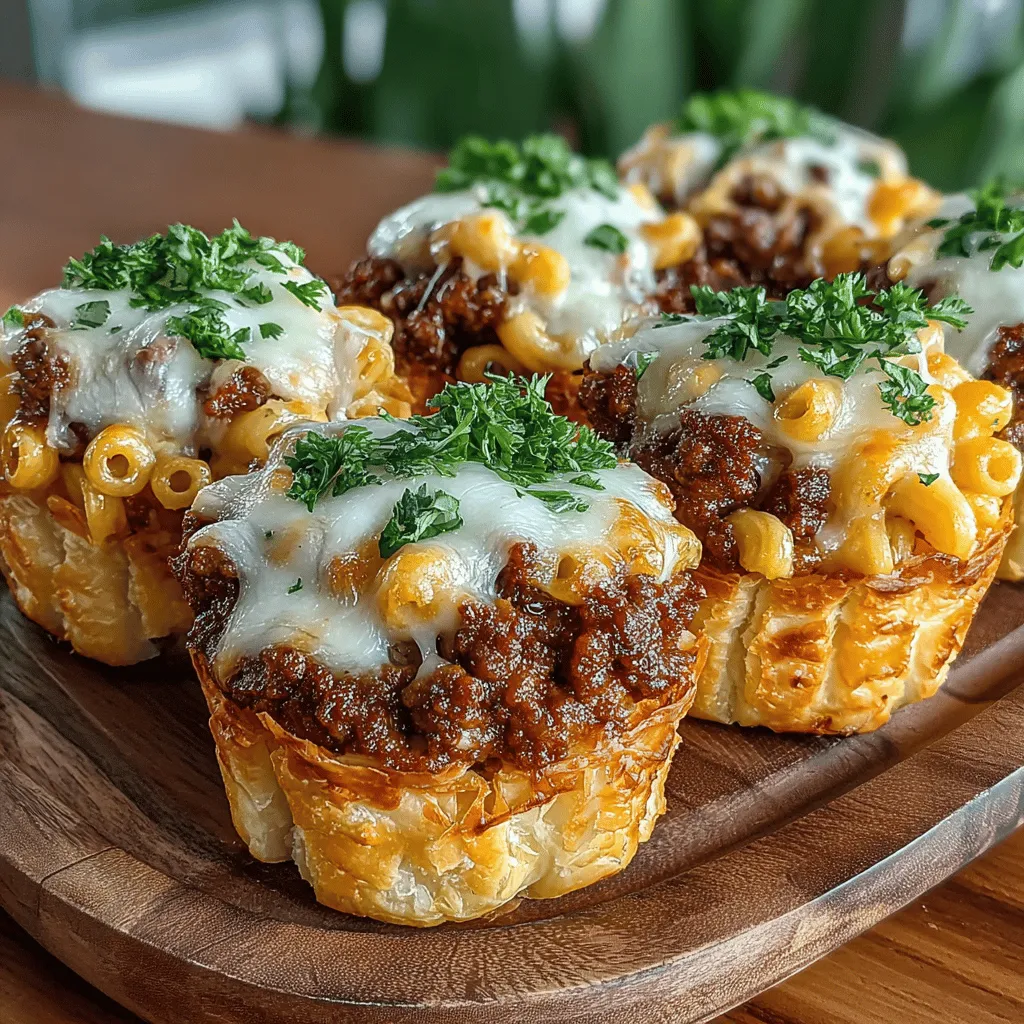 Cheesy Mini Chili Mac Cups are the perfect blend of comfort food and convenience, making them an ideal choice for any occasion—from game day gatherings to cozy family dinners. Imagine the hearty warmth of chili paired with the creamy richness of melted cheese, all encased in a delightful, crispy shell. These mini cups not only pack a punch of flavor but also offer a fun, bite-sized way to serve up a beloved classic. Whether you’re hosting a party or simply looking for a quick weeknight meal, these Cheesy Mini Chili Mac Cups will surely impress your guests and family alike.