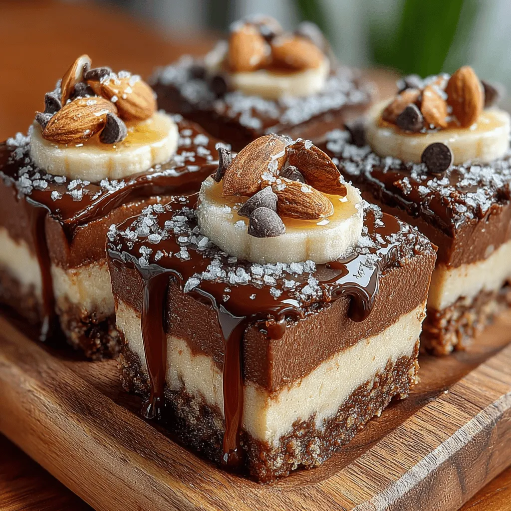 Choco-Banana Bliss Bars are a delightful dessert that seamlessly melds the rich flavor of chocolate with the natural sweetness of ripe bananas. This recipe is not just a treat; it's a celebration of wholesome ingredients that bring together indulgence and health benefits in every bite. Perfect for satisfying your sweet tooth without the guilt, these bars are an ideal option for snacks, breakfast, or even a light dessert after dinner.