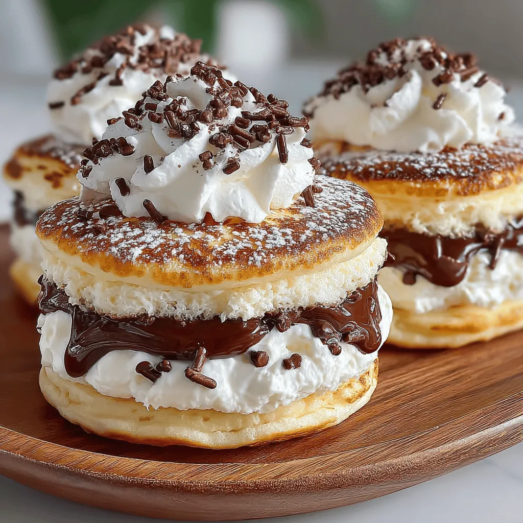 Pancakes have long held a cherished place at the breakfast table, loved for their fluffy texture and adaptability. From classic buttermilk stacks to more adventurous variations, pancakes can cater to a wide array of tastes and preferences. One delightful twist on this breakfast staple is the mini chocolate chip pancake sandwich. This recipe combines the comforting familiarity of pancakes with a playful and indulgent approach, making it an ideal choice for brunch gatherings or a special breakfast treat that the whole family will adore.