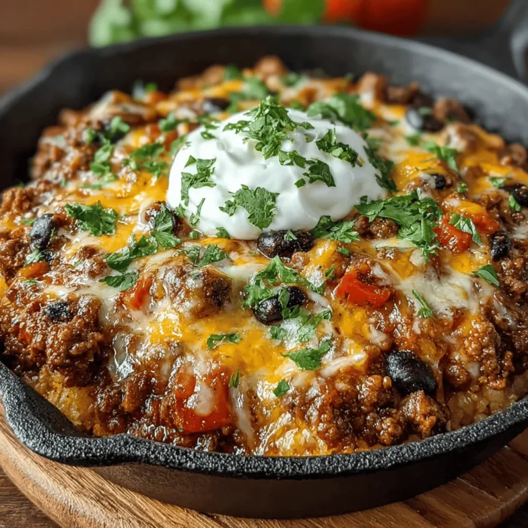 When it comes to easy weeknight dinners that satisfy the whole family, the Spicy Southwest Turkey Taco Skillet stands out as a delicious and nutritious option. This dish combines the bold flavors of the Southwest with the convenience of a one-pan meal, making it a go-to for busy nights. The hearty blend of ground turkey, vibrant vegetables, and zesty spices creates a comforting yet exciting dish that is sure to please even the pickiest eaters.