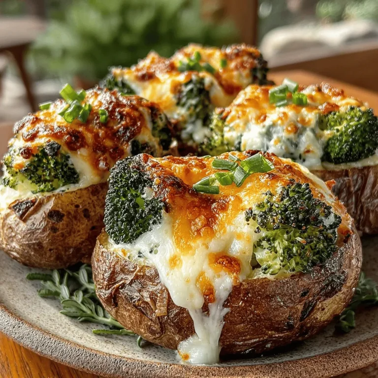 When it comes to comfort food, few dishes can compete with the humble baked potato. But what if you could elevate this classic dish into something even more appealing and nutritious? Enter Cheesy Broccoli Stuffed Potatoes—a delightful combination of fluffy russet potatoes, vibrant green broccoli, and a rich blend of cheeses that transforms a simple staple into a gourmet experience. This recipe not only satisfies your cravings but also packs a nutritional punch, making it an excellent choice for a family dinner or a cozy night in.