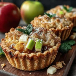 Mini desserts have become increasingly popular in recent years, captivating sweet-toothed enthusiasts with their bite-sized charm and versatility. Whether at a festive gathering, a holiday celebration, or simply as an indulgence after dinner, these petite treats allow guests to sample a variety of flavors without the guilt of overindulging. Among the myriad of mini desserts, the Mini Apple Pie Crumble Cups stand out as a delightful twist on a classic favorite, blending the warm, comforting flavors of apple pie with the convenience of individual servings.