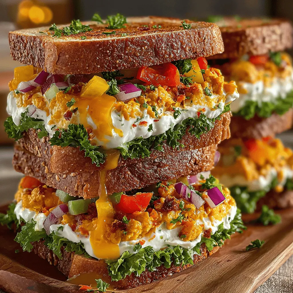 Creating a delicious Zesty Lemon Chickpea Salad Sandwich begins with the right balance of ingredients. To truly elevate the flavor and texture of your salad, fresh vegetables are essential. Adding diced celery, red bell pepper, and red onion not only contributes essential nutrients but also introduces a satisfying crunch that contrasts beautifully with the creamy chickpeas.