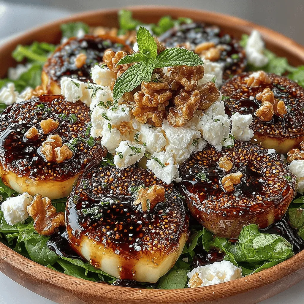 The Sweet & Savory Fig Jam Salad is a delightful fusion of flavors and textures that can elevate any meal. This easy-to-make salad combines the sweetness of fresh figs, the creaminess of goat cheese, the crunch of toasted walnuts, and a unique fig jam dressing that ties it all together. Ideal for lunch or as a side dish, this salad not only pleases the palate but also nourishes the body with its healthy ingredients. Let’s dive into this refreshing recipe that brings the essence of seasonal produce to your table.