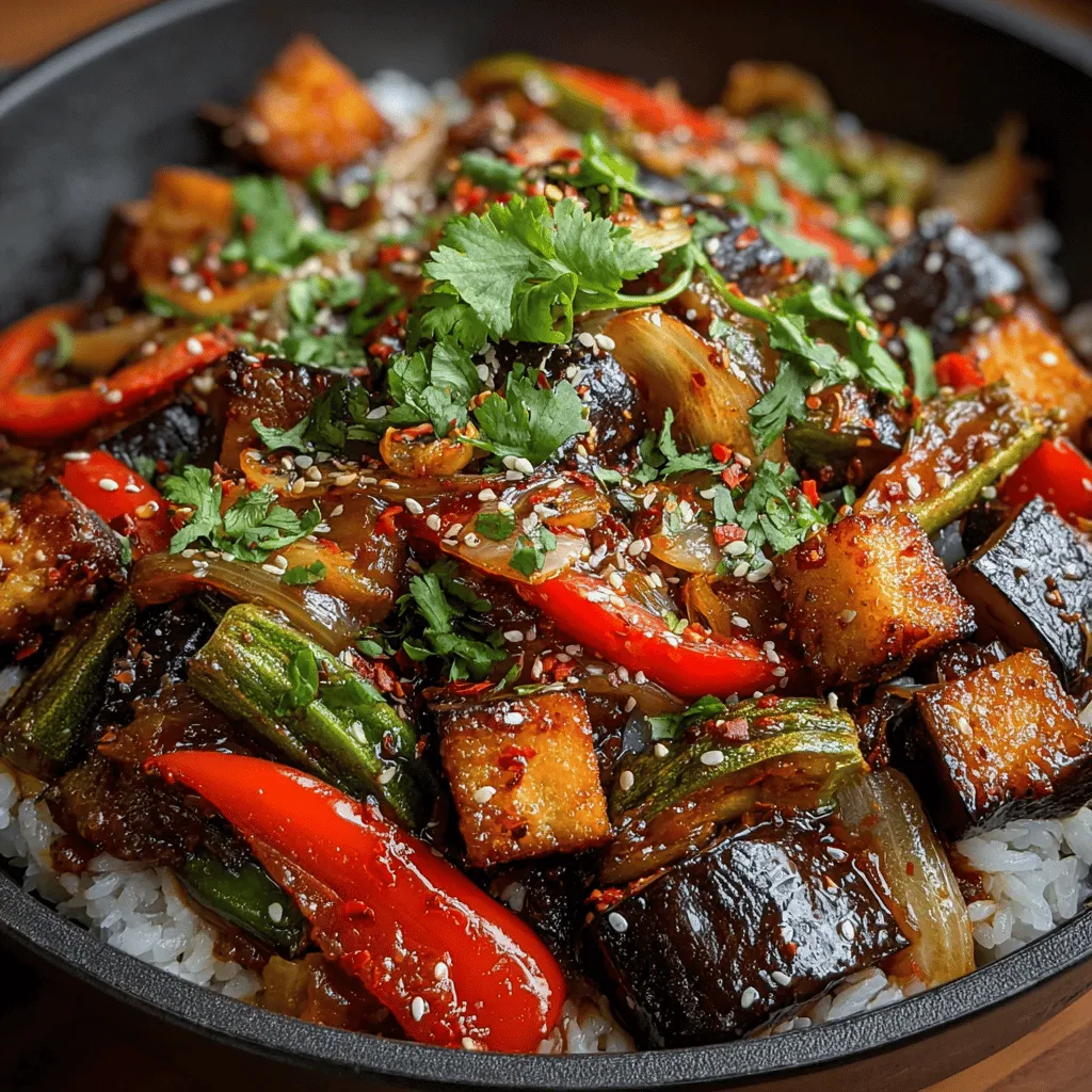 Spicy Eggplant & Hatch Chili Stir-Fry is a vibrant and flavorful dish that brings together the rich, meaty texture of eggplant and the fiery kick of Hatch chilies. This dish is not only a feast for the senses, but it also offers a perfect balance of savory and spicy notes that can elevate any meal. Whether you’re a fan of bold flavors or simply looking to add some excitement to your dinner routine, this stir-fry is sure to impress.