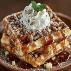 Imagine biting into a warm, fluffy waffle that tastes just like a slice of freshly baked apple pie. Apple Pie Waffles bring the beloved flavors of this classic dessert into the breakfast realm, creating a delightful culinary experience that is both unique and comforting. This recipe is a perfect blend of crispy, golden-brown waffles infused with the sweet and spiced essence of apple pie, making it an irresistible option for any meal of the day.