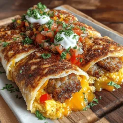 Breakfast burritos have carved out a special niche in the realm of morning meals, becoming a go-to option for many. Their ability to pack a multitude of flavors into a single, convenient wrap makes them a beloved choice for breakfast aficionados and busy individuals alike. Today, we’re excited to introduce the Morning Fiesta Air Fryer Breakfast Burrito Wraps, a recipe that elevates the classic breakfast burrito into a quick, healthy, and flavorful morning feast.