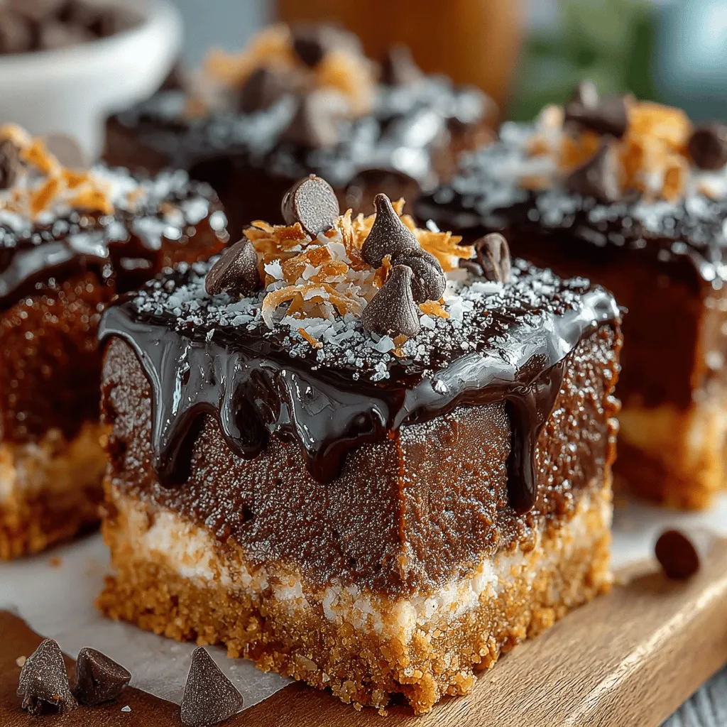 If you’re searching for a dessert that combines rich flavors with a refreshing twist, look no further than Frozen Mocha Coconut Cream Squares. This delightful treat seamlessly blends the robust taste of coffee, the tropical sweetness of coconut, and the decadent richness of chocolate. Whether you’re hosting a summer barbecue, celebrating a birthday, or simply indulging in a well-deserved treat, these squares are perfect for any occasion. Their no-bake nature means they’re easy to prepare, allowing you to focus on enjoying the moment with friends and family.