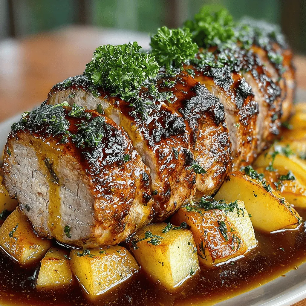 As the leaves begin to change and the crispness of autumn fills the air, few dishes capture the essence of the season quite like Maple Apple Glazed Pork Tenderloin. This delightful recipe marries the savory richness of tender pork with the sweet and tart notes of fresh apples, all elevated by the deep, complex flavor of pure maple syrup. The result is a dish that not only tastes incredible but also evokes the warmth and comfort of family gatherings, making it an ideal choice for both weeknight dinners and special occasions.