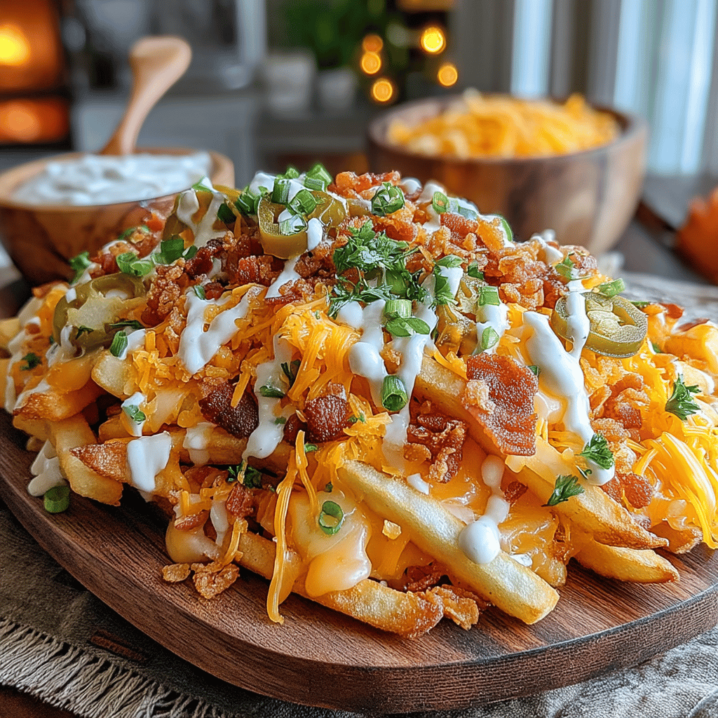 Welcome to your new favorite twist on a classic snack—Air Fryer Loaded Nacho Fries! If you're a fan of the perfect combination of crispy fries, gooey cheese, zesty toppings, and a hint of spice, then this recipe is for you. The air fryer makes it easy to achieve that coveted crunch while keeping things lighter than traditional frying methods. Whether you're prepping for a game night, looking for a quick weeknight dinner, or simply craving a delicious indulgence, these loaded nacho fries are sure to satisfy.