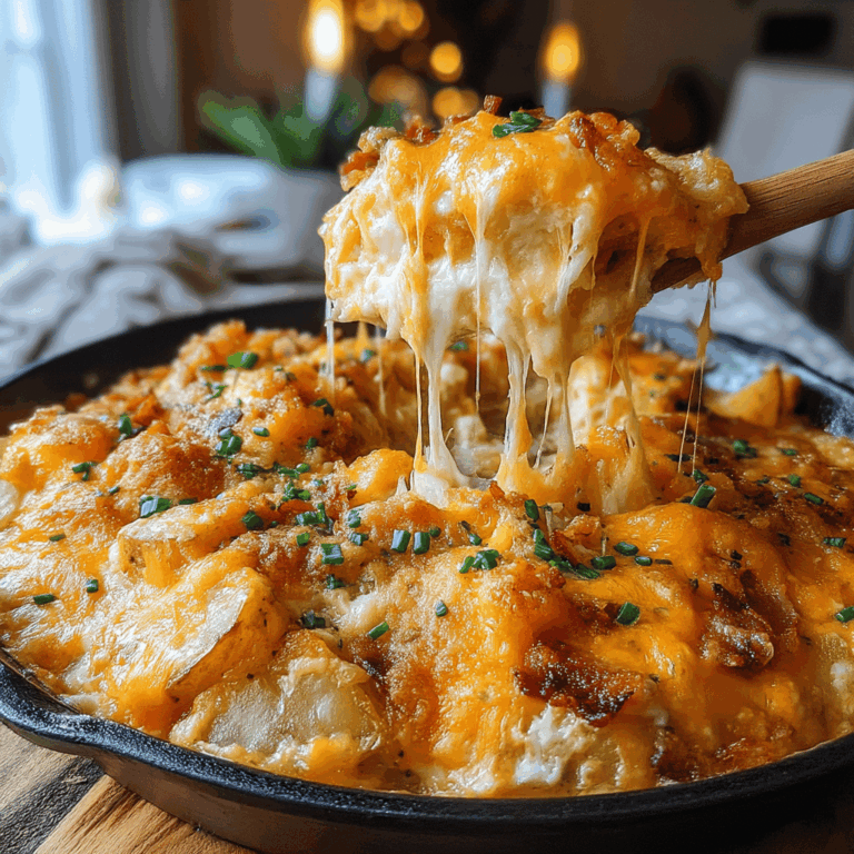 Welcome to a cheesy, comforting delight that will quickly become a staple in your household! If you’re someone who loves the rich flavors of bacon, the creamy texture of melted cheese, and the heartiness of tender potatoes, then this Cheesy Bacon & Potato Casserole is made just for you. Perfect for a hearty breakfast, a satisfying side dish, or even a cozy dinner, this casserole is sure to please family and friends alike.