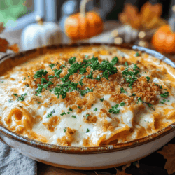 Cozy Fall Casserole with Creamy Pumpkin Spice Pasta