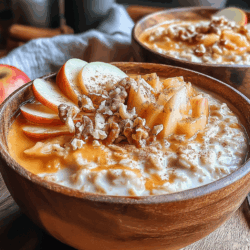Comfort food at its finest, Creamy Skillet Apple Cinnamon Oatmeal is the perfect way to start your day or enjoy a warm, soothing snack. This delightful dish combines the natural sweetness of ripe apples with the warm, aromatic spices of cinnamon, creating a cozy atmosphere that transports you to a rustic kitchen on a fall morning. The creaminess of the oats, enhanced with a splash of milk or a dairy-free alternative, transforms this simple breakfast staple into a rich and satisfying meal.