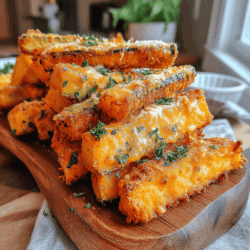 If you're looking for a healthier alternative to traditional fries that still packs a punch in the flavor department, look no further than these Crispy Air Fryer Parmesan Zucchini Fries! Zucchini, a versatile summer squash, is not only low in calories but also rich in nutrients, making it the perfect base for this guilt-free snack or side dish. The air fryer elevates these zucchini fries to a new level by giving them a deliciously crispy exterior while keeping the inside tender and moist.