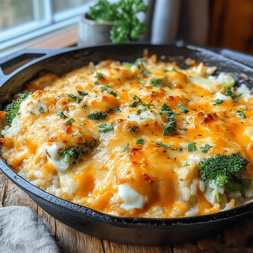 Welcome to the ultimate comfort food destination! Today, we're diving into a delightful dish that combines the wholesome goodness of broccoli with the creamy, indulgent flair of cheese and rice. Our Skillet Cheesy Broccoli & Rice Bake is the perfect one-pan wonder for busy weeknights when you crave something hearty yet simple to prepare.