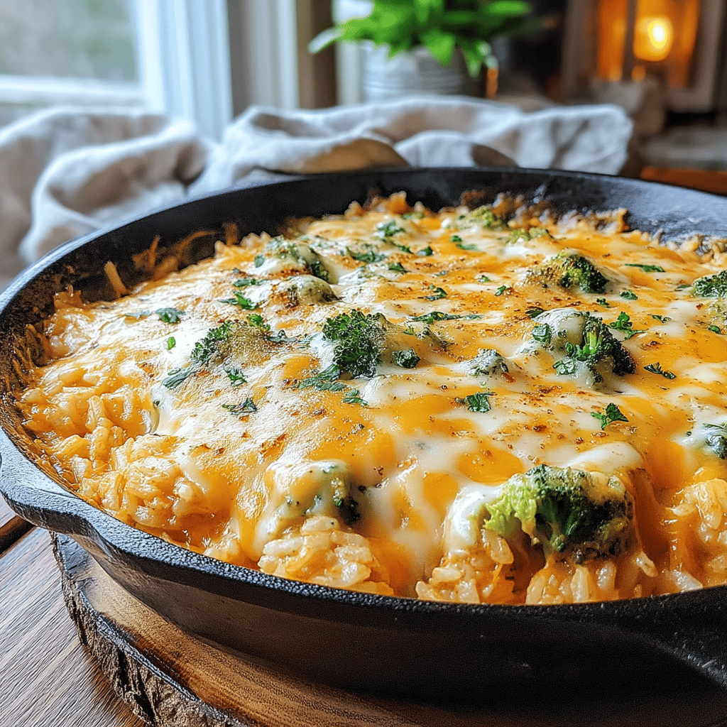 Welcome to the ultimate comfort food destination! Today, we're diving into a delightful dish that combines the wholesome goodness of broccoli with the creamy, indulgent flair of cheese and rice. Our Skillet Cheesy Broccoli & Rice Bake is the perfect one-pan wonder for busy weeknights when you crave something hearty yet simple to prepare.